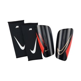 Espinilleras de fútbol Nike Mercurial Lite negras y rojas DN3611 014 M