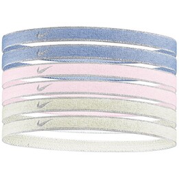 Diademas Nike Swoosh Sport Metallic Purple, Pink, Yellow (paquete de 6) N1002008511OS