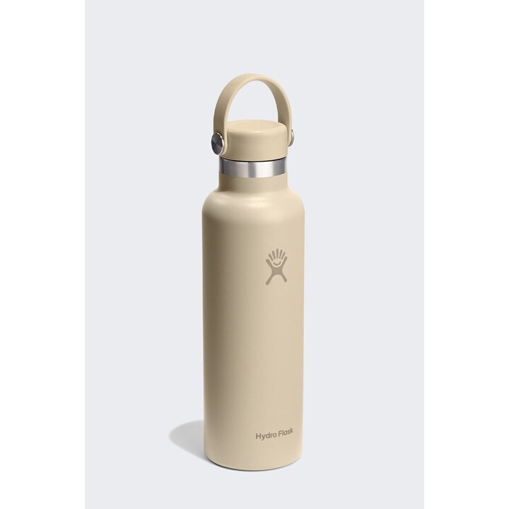 Botella térmica Hydro Flask de 21 oz con tapa flexible estándar (621 ml) - color avena