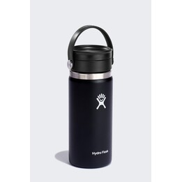 Hydro Flask 473 ml (16 oz) Bottle with Wide Flexible Cap - Black
