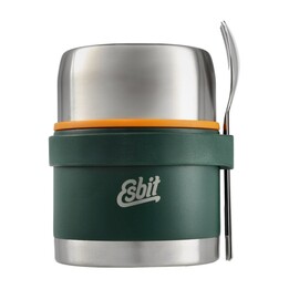 Jarra de comida Esbit Classic con juego de cubiertos de 0,5 L - verde bosque
