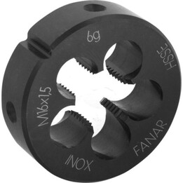 Maschio cilindrico Fanar N2-188001-3127 G da 1/4 di pollice, conforme alla norma DIN-24231, in acciaio inossidabile HSSE