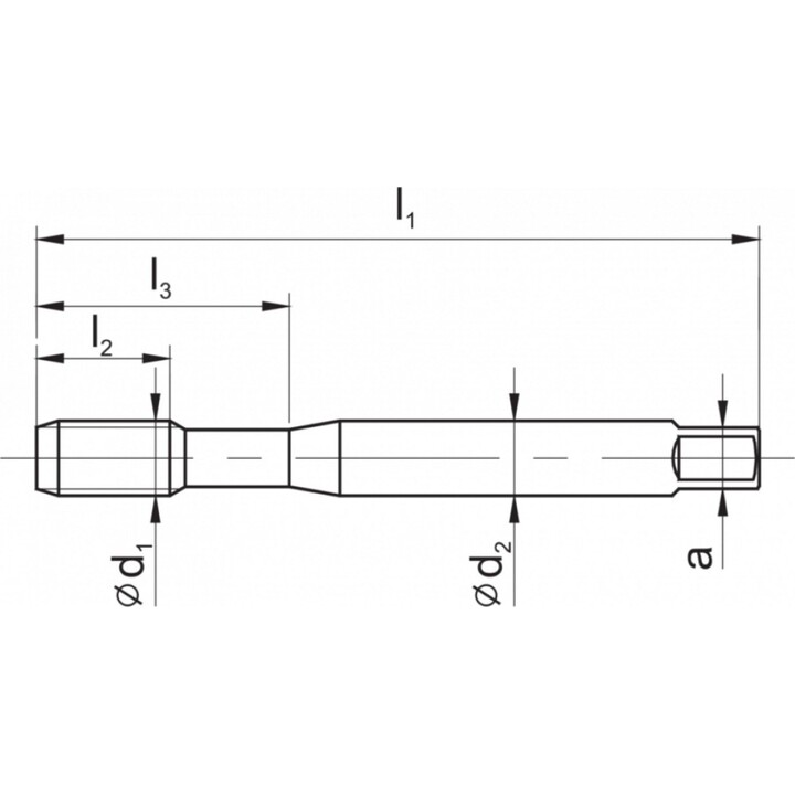 Fanar Mastertap C4-718M01-0100 M10 DIN-371E HSSE-PM, outil de filetage à goujures hélicoïdales, forme R45