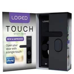 Serratura intelligente Shelly Loqed Smart Touch, edizione nera
