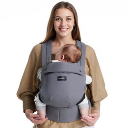 Momcozy BC001 | Porte-bébé et porte-enfant | Couleur gris