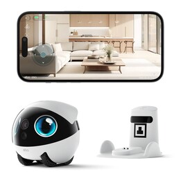EnaBot - EBO AIR 2S - robot de surveillance mobile domestique (blanc)