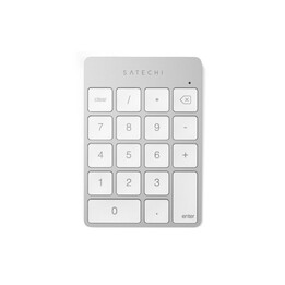 Satechi ALUMINUM RECHARGEABLE BT KEYPAD SILV. GR Numérique Bluetooth Argent