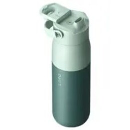 Borraccia termica LARQ Swig Top - 680 ml con cannuccia (verde eucalipto)