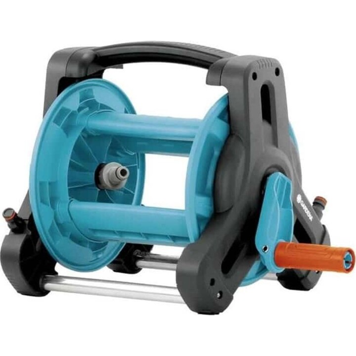 Juego de carrete para manguera Gardena Classic h361200: sistema de riego para jardín con montaje en pared y manguera de 10 m de