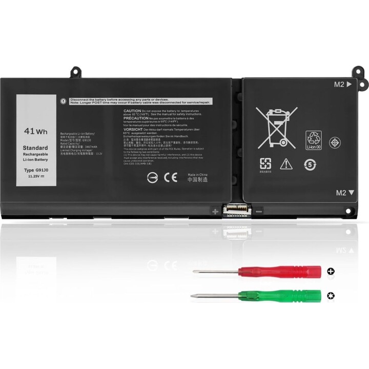 Dell Replacement Laptop Battery CPL-78FWY-00003 3-Cell 41Wh 3467mAh Power Accessory