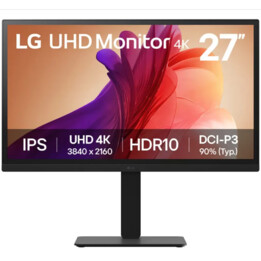 LG 27BA45U-B Bildschirm für PC 68,6 cm (27 Zoll) 3840 x 2160 Pixel 4K Ultra HD Schwarz