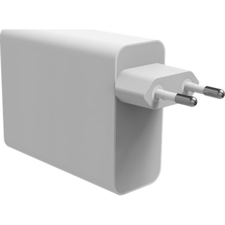 Cargador de pared Mophie ROC GaN, 3 puertos USB-C, 140 W (blanco)