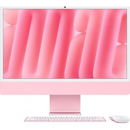 iMac de 24 polegadas: M4 10/10, 24 GB, SSD de 512 GB - Rosa