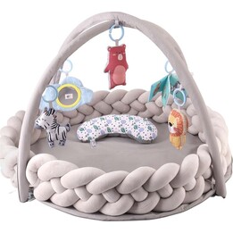 Milly Mally TinyMini 6832 tapis d’éveil sensoriel tressé beige