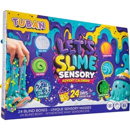 Tuban Let's Slime calendario de adviento sensorial, multicolor