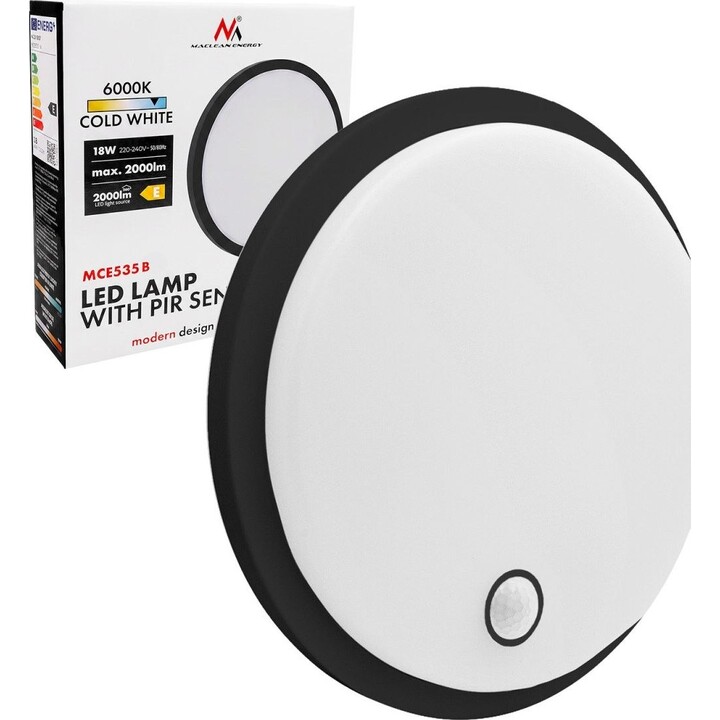 Lampada a LED con sensore di movimento PIR MCE535 B