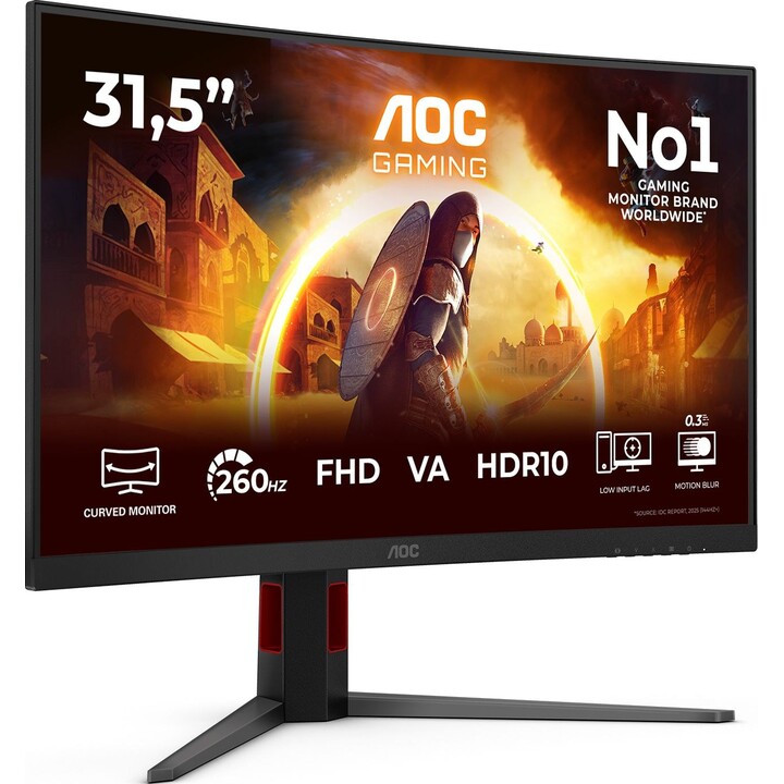 Monitor curvo VA da 31,5 pollici C32G4Z 260Hz HDMI DP HAS Altoparlanti