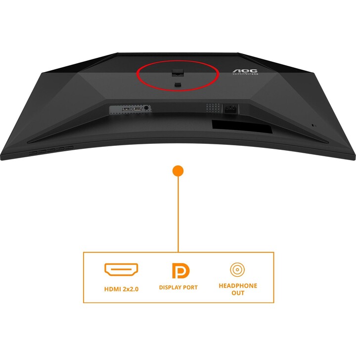 Monitor curvo VA da 31,5 pollici C32G4Z 260Hz HDMI DP HAS Altoparlanti