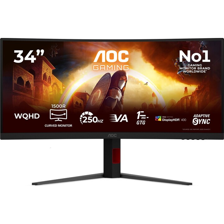 Monitor de 34 pulgadas CU34G4ZCA VA Curvo 250Hz HDMIx2 DP HAS Altavoz