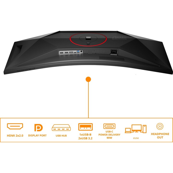 Monitor de 34 pulgadas CU34G4CA VA Curvo 180Hz HDMIx2 DP