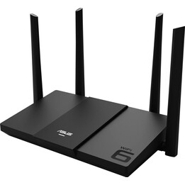 Roteador sem fio|ASUS|RT-AX3000E|Wi-Fi 6 (802.11ax)|Velocidade de dados 3000 Mbit/s|WAN Ethernet Sim|Tipo de conexão WAN RJ-45|L