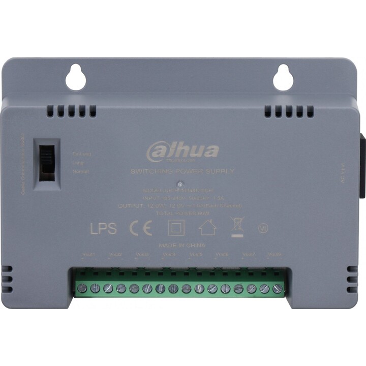 POWER SUPPLY 12V 5A/PFM344D-8CH-EN DAHUA