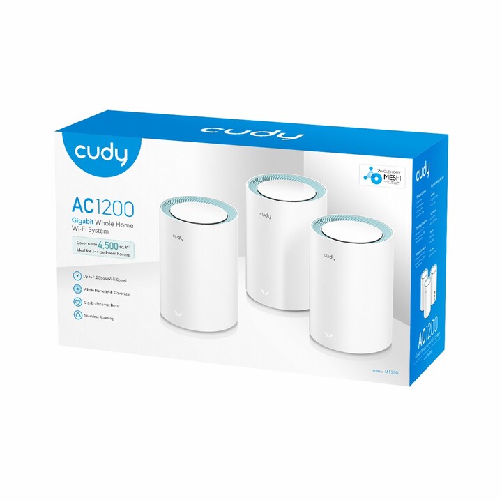 Cudy M1300 AC1200 Pack 3