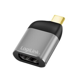Logilink CUA0204 adaptador USB-C para DisplayPort fêmea 8K preto