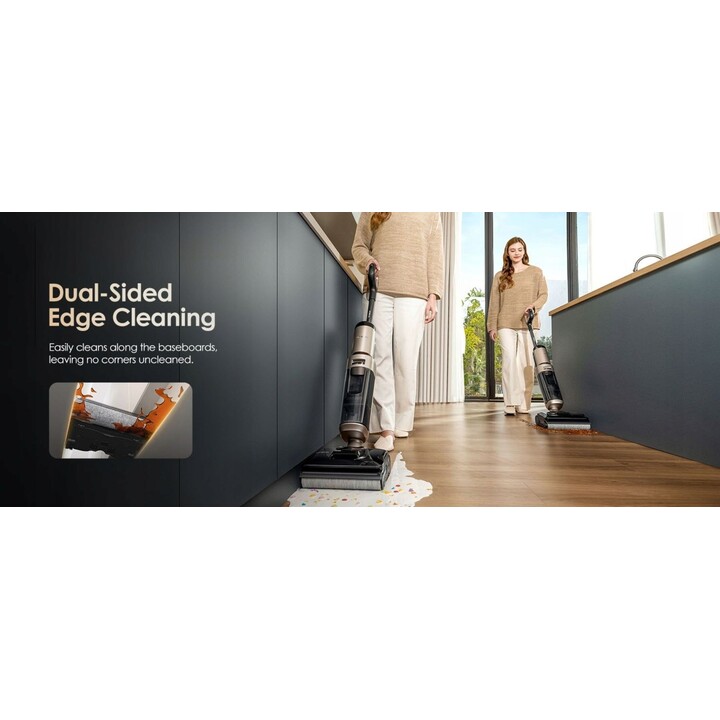 Aspiradora Tineco Floor One S5 Stretch 29421 2 en 1, color dorado