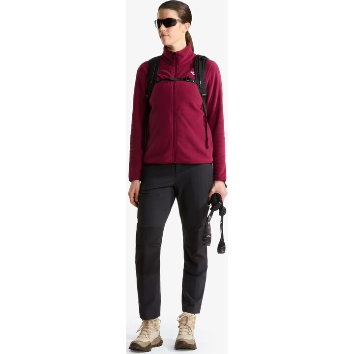 Chaqueta de forro polar Glacier de The North Face, n.º de referencia 749624, color burdeos oscuro, talla M