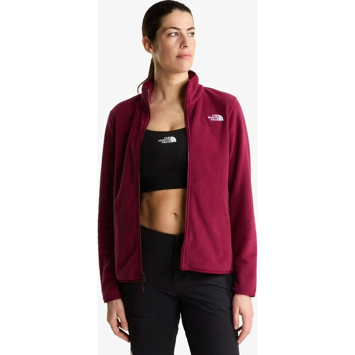 Chaqueta de forro polar Glacier de The North Face, n.º de referencia 749624, color burdeos oscuro, talla M