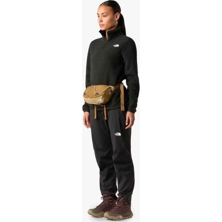 Chaqueta de forro polar The North Face 667258 Glacier con cremallera de 1/4 TNF, color negro, talla M