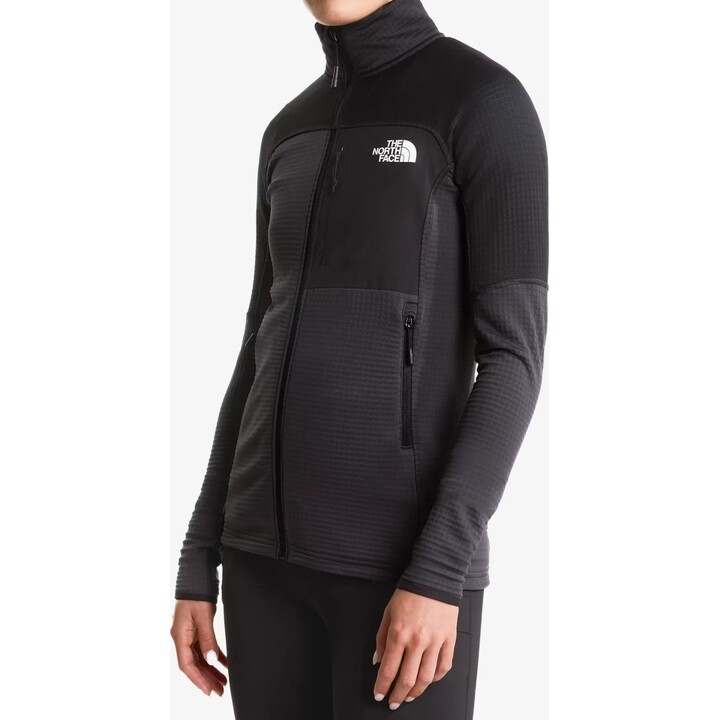 Casaco Stormgap Polartec Power Grid da The North Face 721671 para mulher, cinzento asfalto/preto, tamanho S