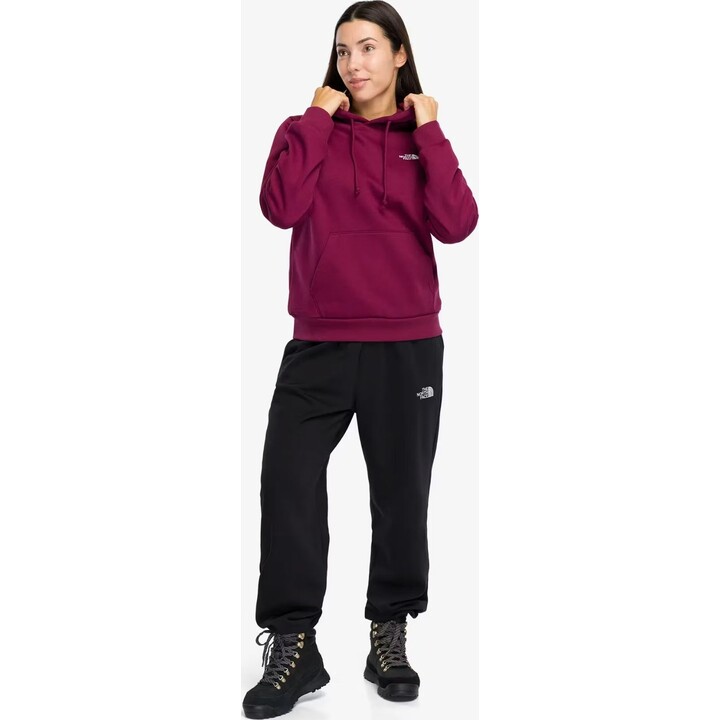 Sudadera con capucha The North Face 749471 Evolution Simple Dome Regular para mujer, color burdeos Crush, talla M