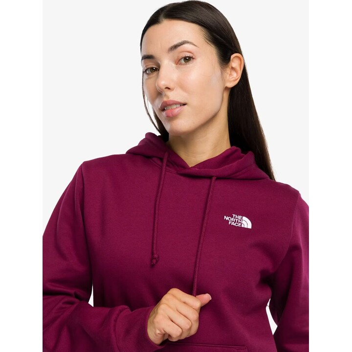 Sudadera con capucha The North Face 749471 Evolution Simple Dome Regular para mujer, color burdeos Crush, talla M