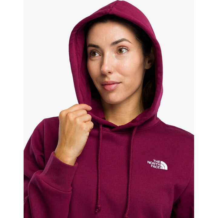 Sudadera con capucha The North Face 749471 Evolution Simple Dome Regular para mujer, color burdeos Crush, talla M