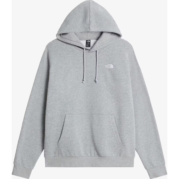 Sudadera con capucha The North Face 749677 Evolution Simple Dome Regular, gris claro jaspeado, talla XL
