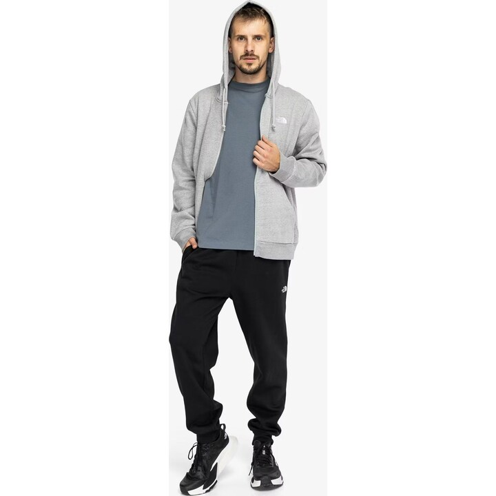 Sudadera con capucha y cremallera completa «Evolution Simple Dome» de The North Face, 749530, gris claro jaspeado, talla XL