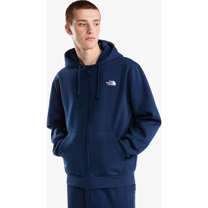 Sudadera con capucha y cremallera completa The North Face 749659 Evolution Simple Dome Regular, color Summit Navy, talla XXL