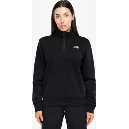 Sweat-shirt The North Face 749509 pour femme, modèle Evolution Simple Dome, coupe Regular, fermeture éclair 1/4, TNF noir, taill