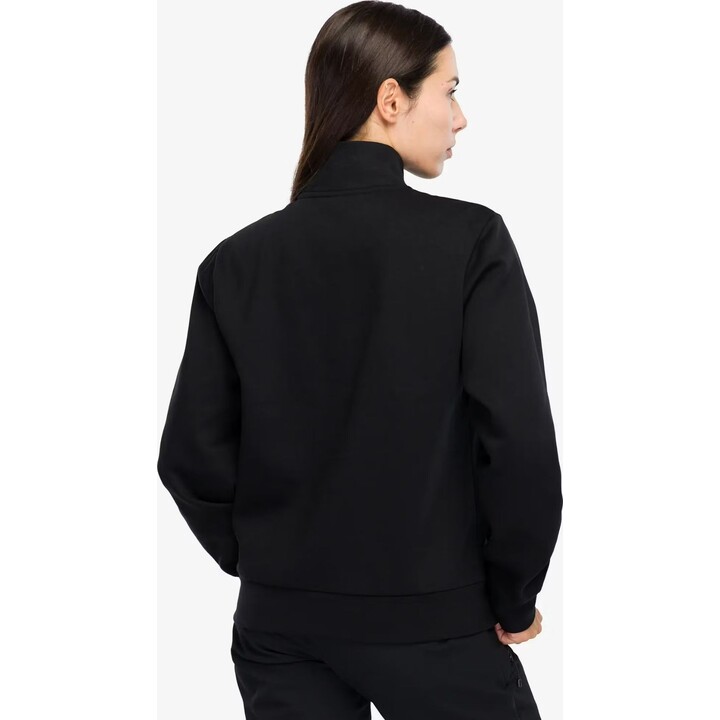 Sudadera con cremallera de 1/4 de The North Face 749626, modelo Evolution Simple Dome Regular para mujer, color negro (TNF), tal