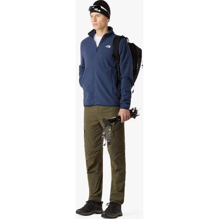 Sudadera de forro polar Glacier de The North Face, modelo Summit, color azul marino, talla L