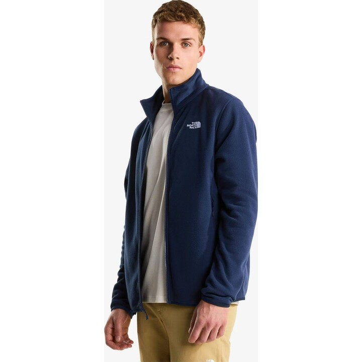 Sudadera de forro polar Glacier de The North Face, modelo Summit, color azul marino, talla L