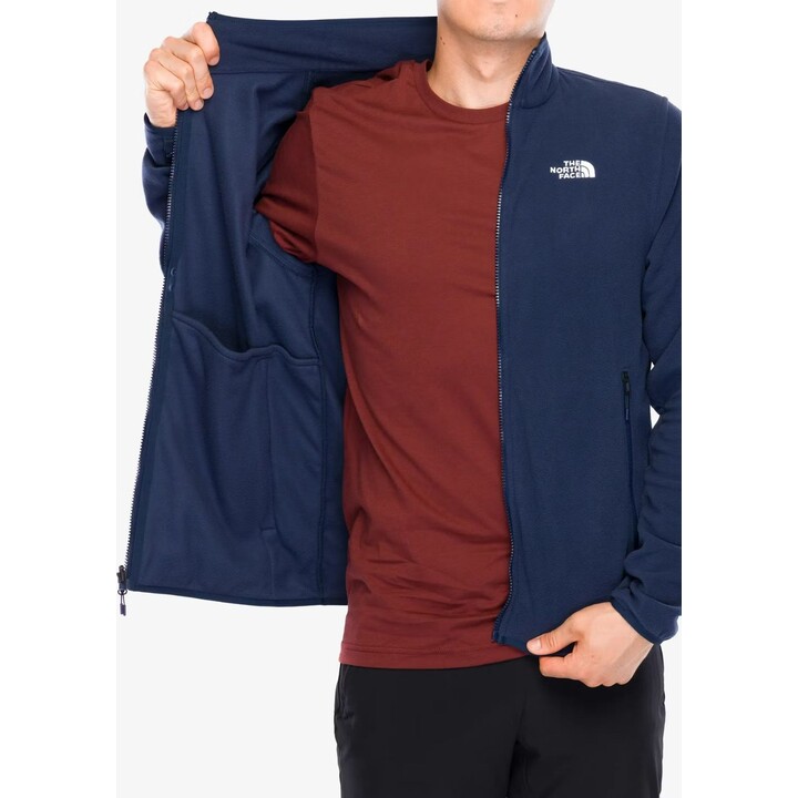 Sudadera de forro polar Glacier de The North Face, modelo Summit, color azul marino, talla L