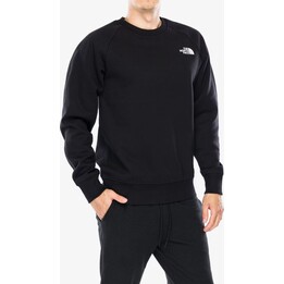 Camisola Raglan Redbox da The North Face 602657, modelo Crew, TNF Preto