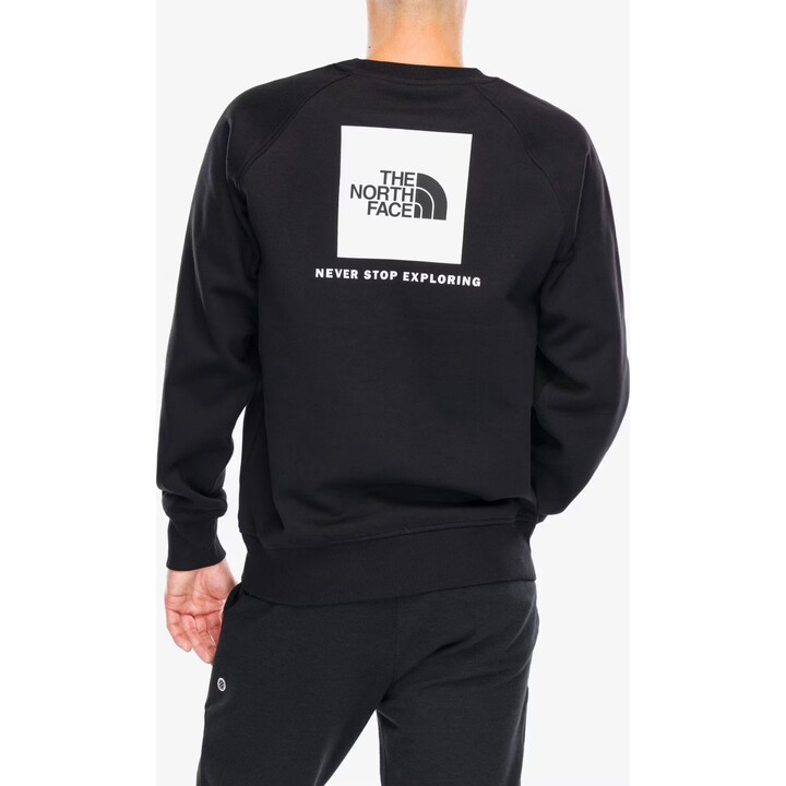 Sudadera Raglan Redbox Crew de The North Face 602657, TNF, negra