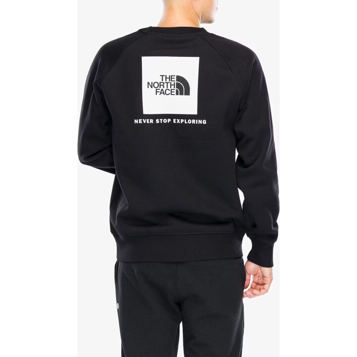 Sudadera Raglan Redbox Crew de The North Face 602657, TNF, negra