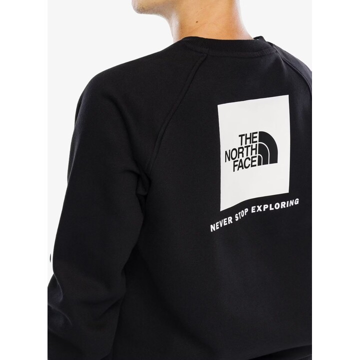 Sudadera Raglan Redbox Crew de The North Face 602657, TNF, negra