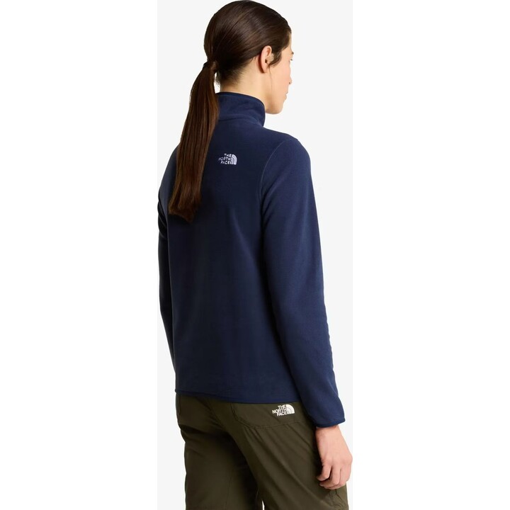 The North Face 722989 Felpa da donna Glacier con zip a 1/4 Summit, blu navy, taglia L