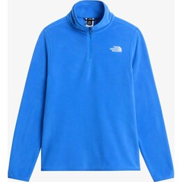 The North Face 749349 Damen Glacier 1/4-Reißverschluss-Fleece, Active Blue, Größe S